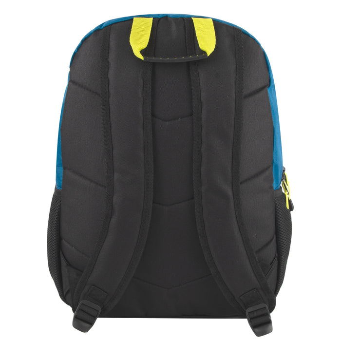 18 Inch Mountain Edge Double Vertial Bungee Backpack with Laptop Section - Blue