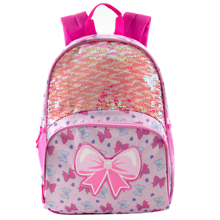 17-Inch Bulk Children's Bow Theme Backpack