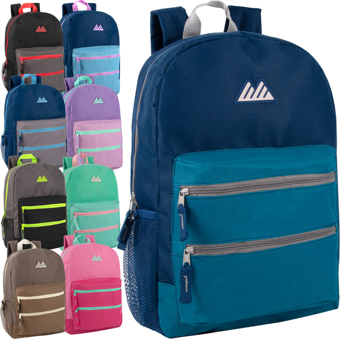 backpack for 2 17 inch laptops YOREPEK Large Laptop Men, Heavy Duty Travel Backpack and more 17-Inch Bulk Double Front Zippered