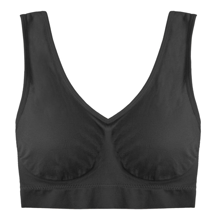 Women's Padded Wireless Pullover Bra - 2 Color Assortment