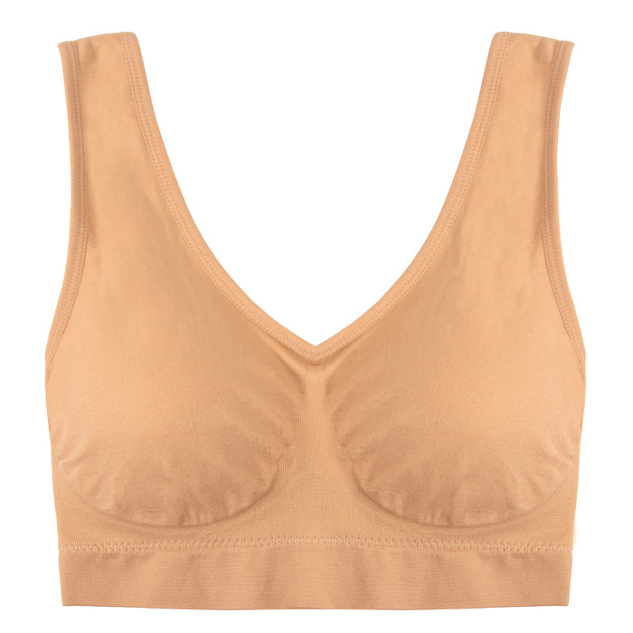 Women's Padded Wireless Pullover Bra - 2 Color Assortment