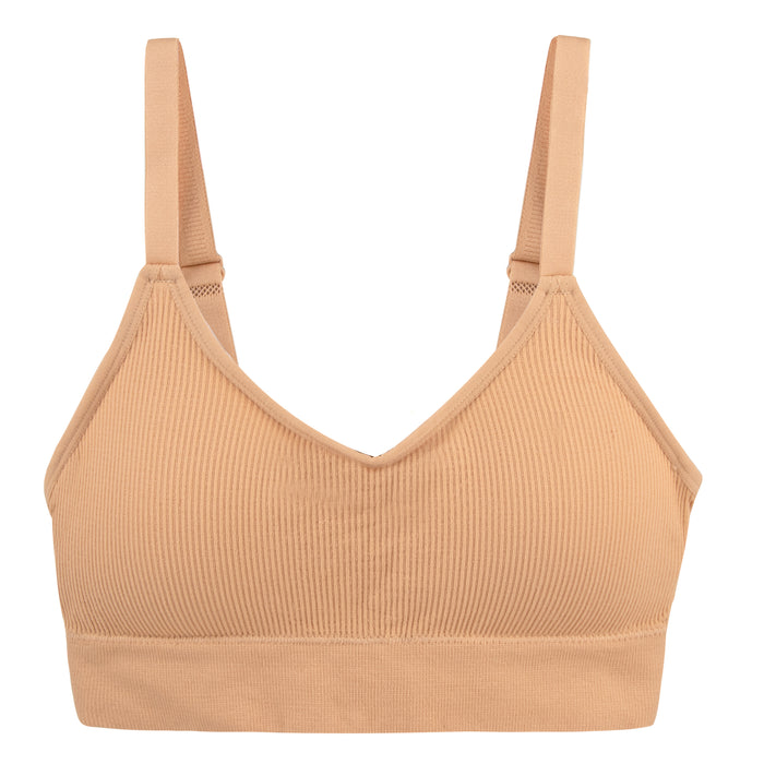 Women's Padded Wireless Pullover Bra With Adjustable Straps - 2 Color Assortment