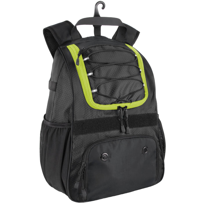 Baseball Backpacks with Bat, Ball & Shoe Compartment - Black