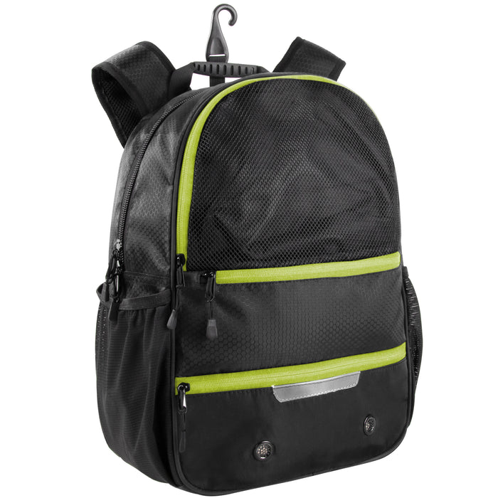 17-Inch Bulk Universal Sports Backpacks - Black