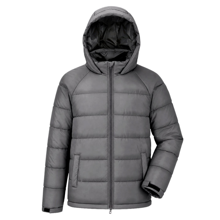 Men's Winter Hooded Puffer Coat - 3 Colors