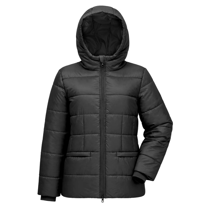 Women's Winter Hooded Puffer Coat - 3 Assorted Colors