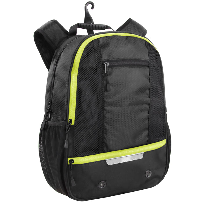 Universal Sports Backpacks with Ball & Shoe Compartment - Black