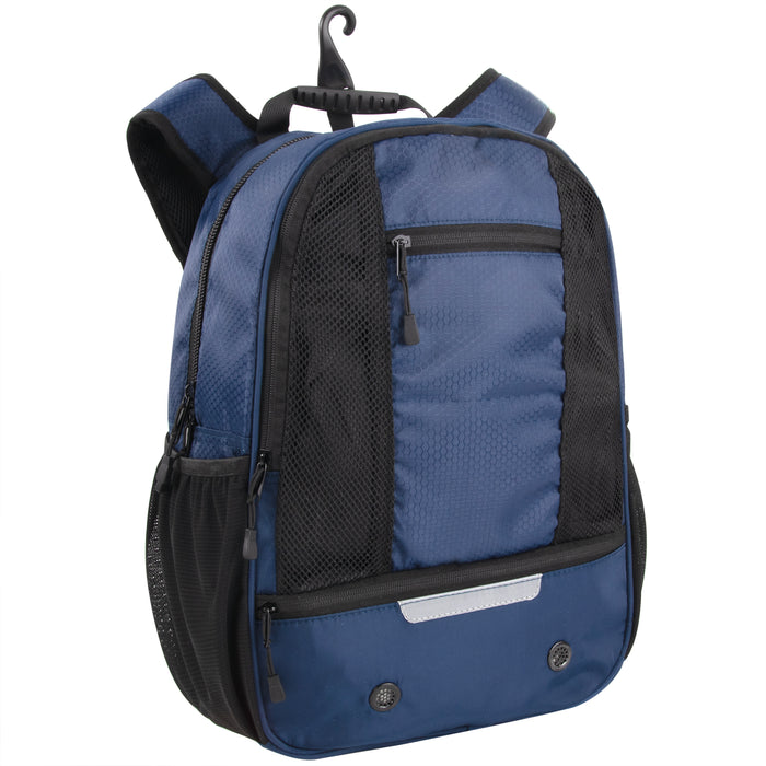 Universal Sports Backpacks with Ball & Shoe Compartment - Navy