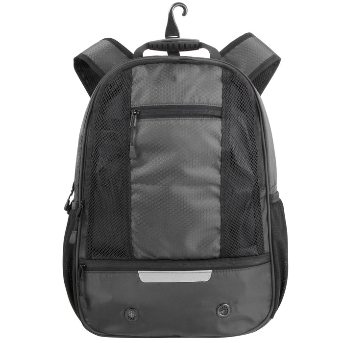 Universal Sports Backpacks with Ball & Shoe Compartment - Grey