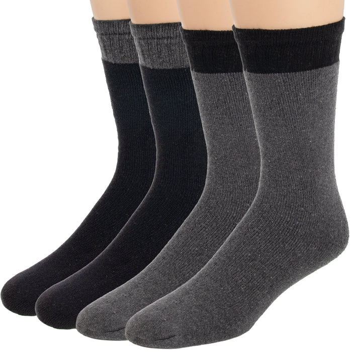 Winter Thermal Crew Socks - 2 Color Assortment