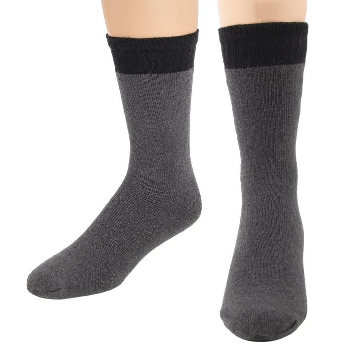 Winter Thermal Crew Socks - 2 Color Assortment