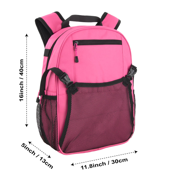 Youth Baseball & Softball Backpacks with Bat, Glove Mesh Pocket  - Pink