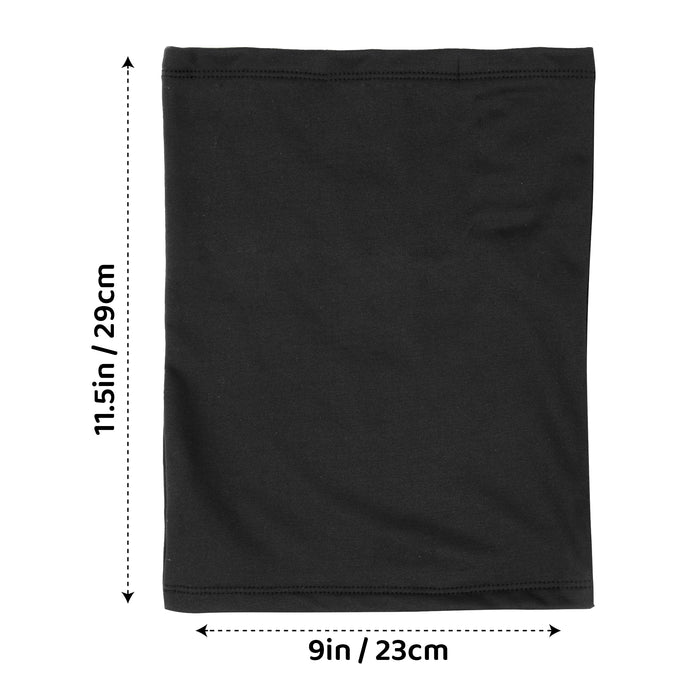 Adult Winter Neck Warmer - 2 Pack- Black