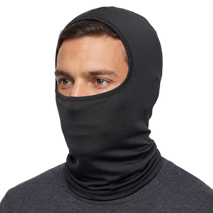 Adult Winter Balaclava Seamless Mask - Black