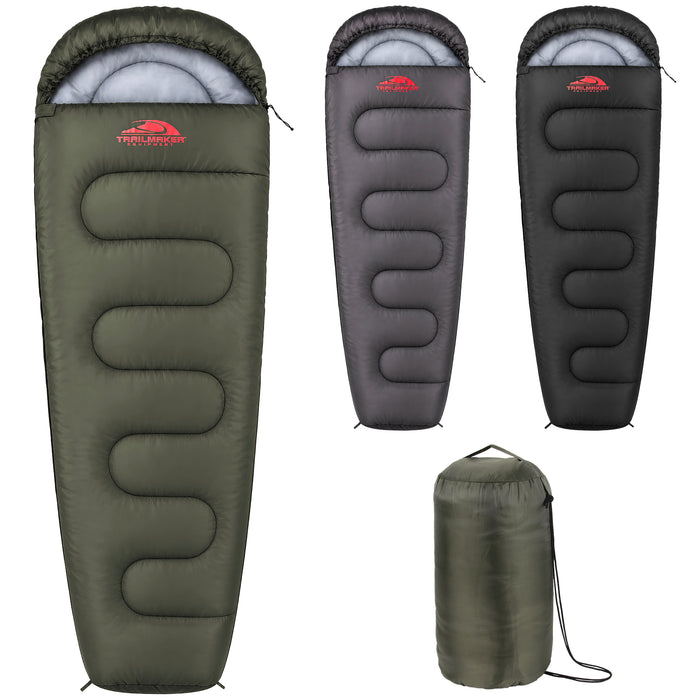Waterproof Extra Cold Weather Mummy Sleeping Bags (5°F/ -15°C)