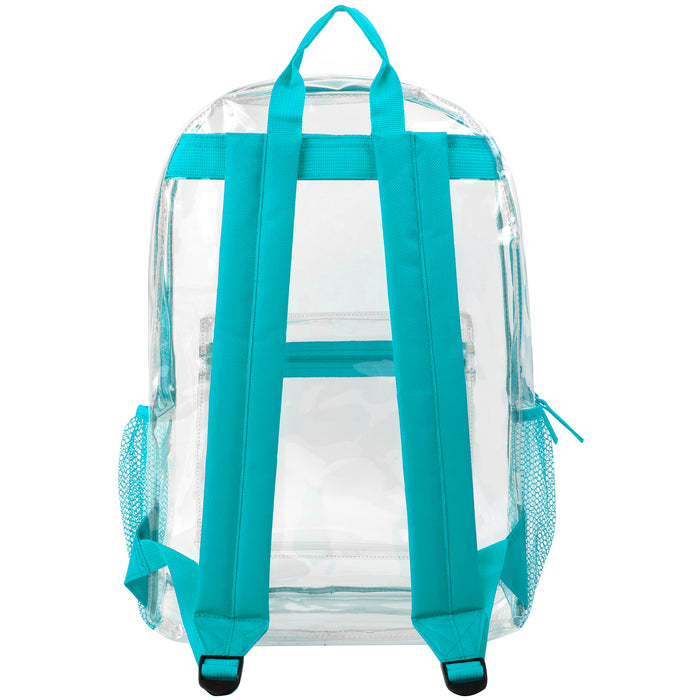 Classic 17 Inch Clear Backpack - Girls - BagsInBulk.com