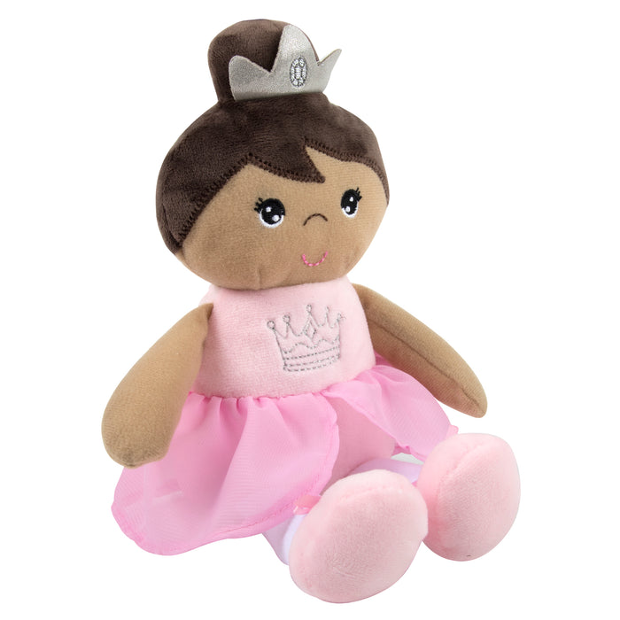 Bay Essentials Pink Princess Plush With Rattle - BagsInBulk.com