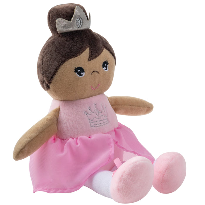 Bay Essentials Pink Princess Plush With Rattle - BagsInBulk.com