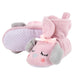 Fleece Baby Booties - Cozy Pink Puppy - BagsInBulk.com