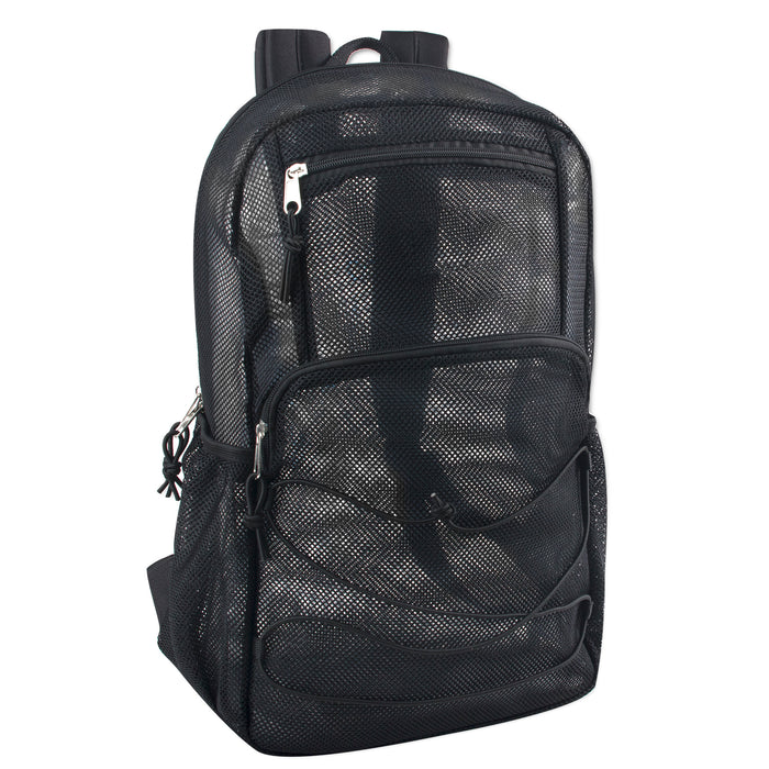 18-Inch Bulk Trailmaker Mesh Backpack - Single Colors