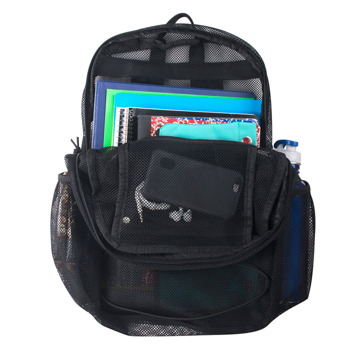 18-Inch Bulk Trailmaker Mesh Backpack - Single Colors