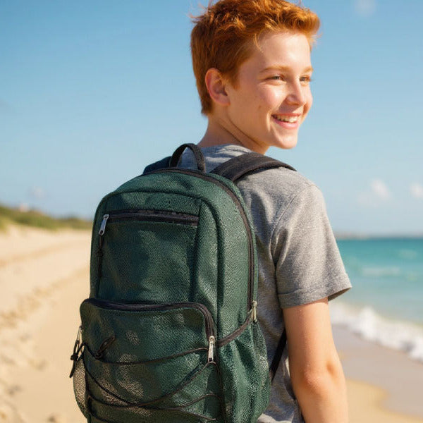 18-Inch Bulk Trailmaker Mesh Backpack - Single Colors