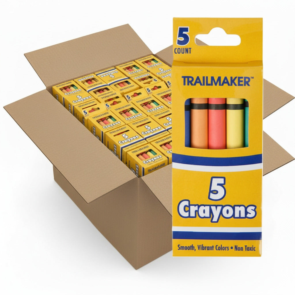 5 Pk Bundle 5 Colors 100-pack Bulk Colored Pencils 5-Pack — BagsInBulk.com main image 3
