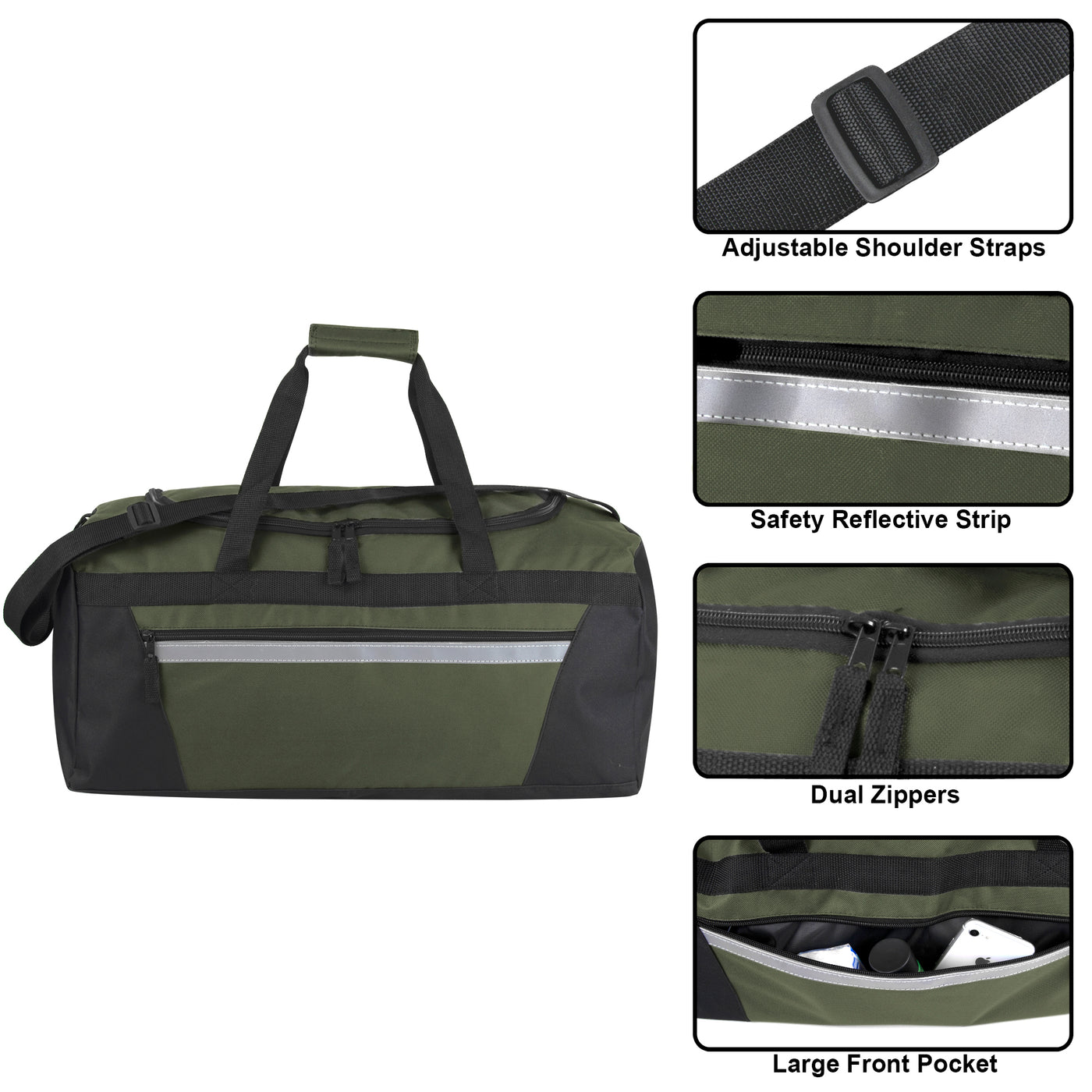 24-pack of Trailmaker 22 Inch Duffle Bag — BagsInBulk.com