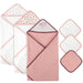 6-pc. Baby Bath Set w/ Hooded Towel & Wash Cloths - Daddy's Little Sweetie - BagsInBulk.com