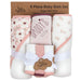 6-pc. Baby Bath Set w/ Hooded Towel & Wash Cloths - Daddy's Little Sweetie - BagsInBulk.com