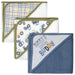 6-pc. Baby Bath Set w/ Hooded Towel & Wash Cloths - Daddy's Little Buddy - BagsInBulk.com