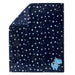 Baby Fleece Blankets 36" x 30" - Navy T-Rex - BagsInBulk.com