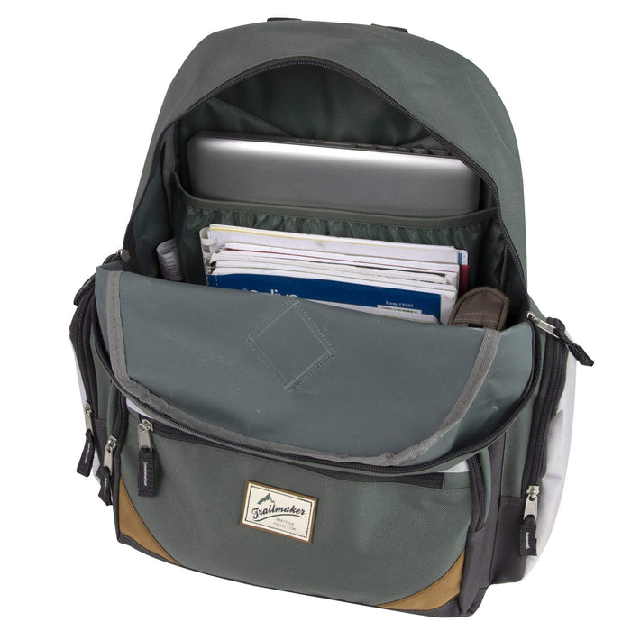 19 Inch Trailmaker Duo Compartment Backpack w Laptop Sleeve —