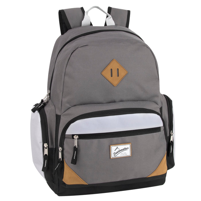 19-inch Trailmaker Duo Compartment Backpack with Laptop Sleeve - BagsInBulk.com