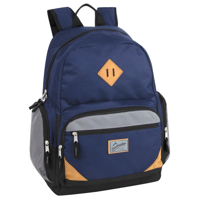 19-inch Trailmaker Duo Compartment Backpack with Laptop Sleeve - BagsInBulk.com