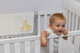 Mommy & Me Giraffe Theme Baby Blankets  With Satin Trim 30" x 40" - BagsInBulk.com
