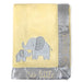 Mommy & Me Elephant Theme Baby Blankets  With Satin Trim 30" x 40" - BagsInBulk.com