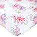 Purple & Pink Floral Fitted Crib Mattress Sheets -2 Pack - BagsInBulk.com