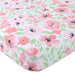 Baby Crib Mattress Fitted Sheets 2-Pack - Floral Pink - BagsInBulk.com