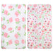 Baby Crib Mattress Fitted Sheets 2-Pack - Floral Pink - BagsInBulk.com