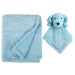 Baby 2 Piece Set Fleece Blankets 36" x 30" & Snuggler - Blue Puppy - BagsInBulk.com