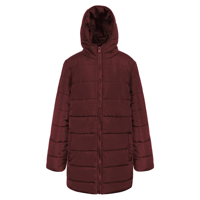 Wholesale Girl's Hooded Puffer Winter Coat - 4 Colors - 