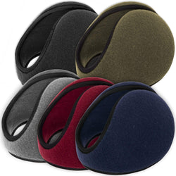 Adult Fleece Ear Muffs – 5 Assorted Colors - 