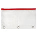 Wholesale 3 Ring Binder Clear Pencil Case - Assorted - 