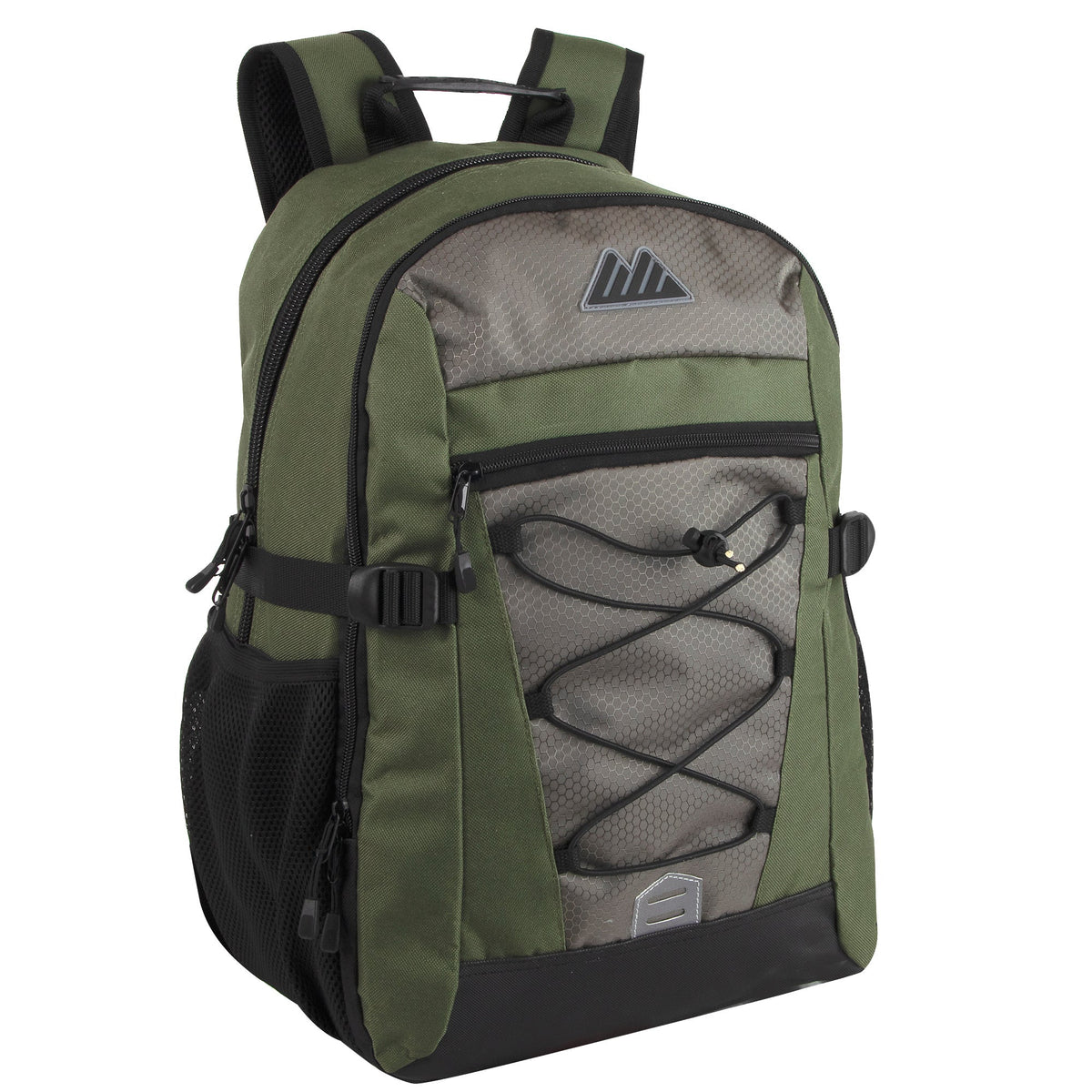 19 Inch Bungee Jacquard Cord Backpack With Padded Laptop