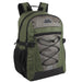 19 Inch Bungee Jacquard Cord Backpack With Padded Laptop Section - 