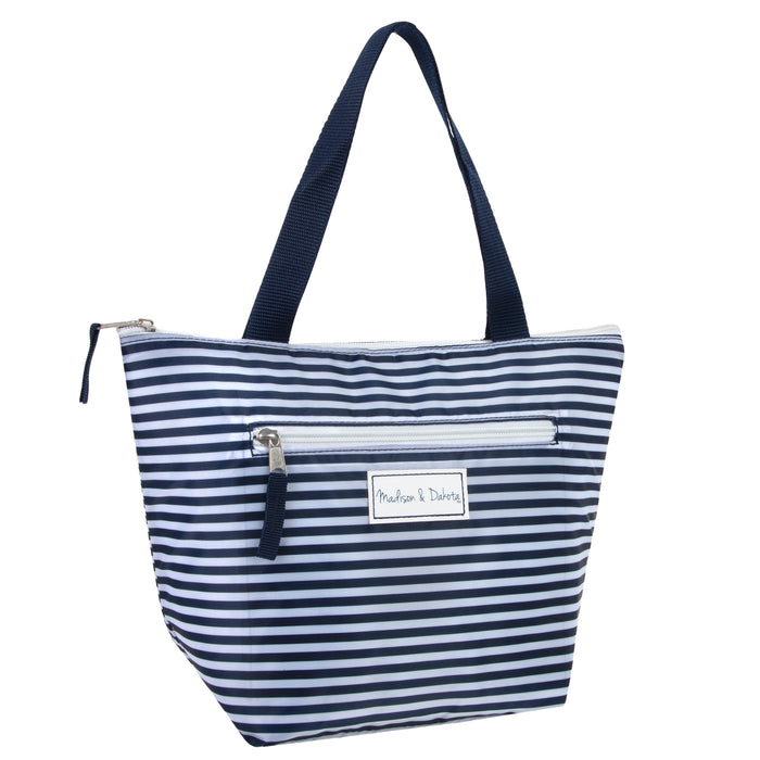 Fridge Pak Insulated Lunch Tote - Striped - BagsInBulk.com