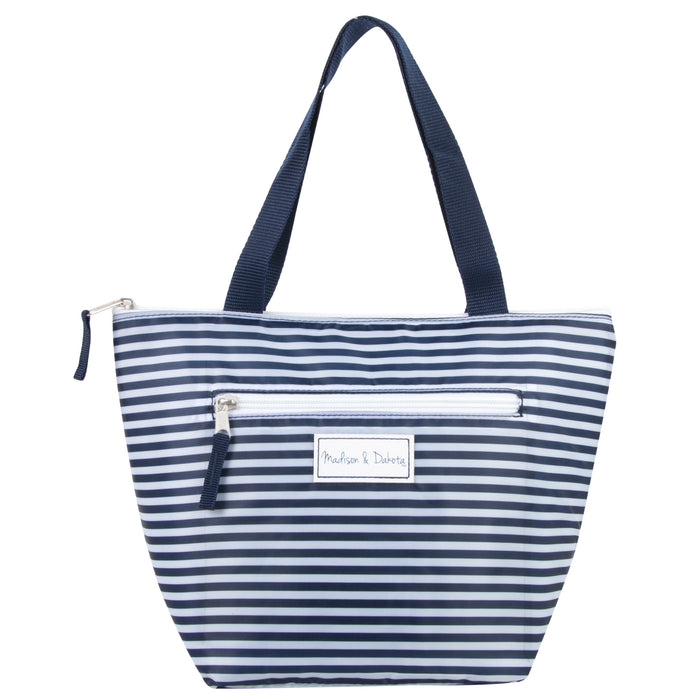 Fridge Pak Insulated Lunch Tote - Striped - BagsInBulk.com