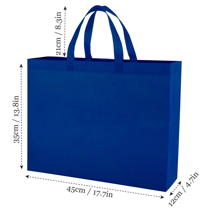 18 Inch Reusable Non-Woven Shopping Tote Bag - BagsInBulk.com