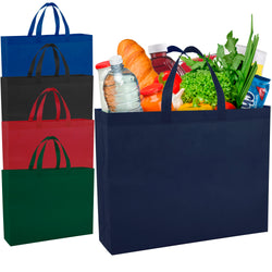 18 Inch Reusable Non-Woven Shopping Tote Bag - BagsInBulk.com